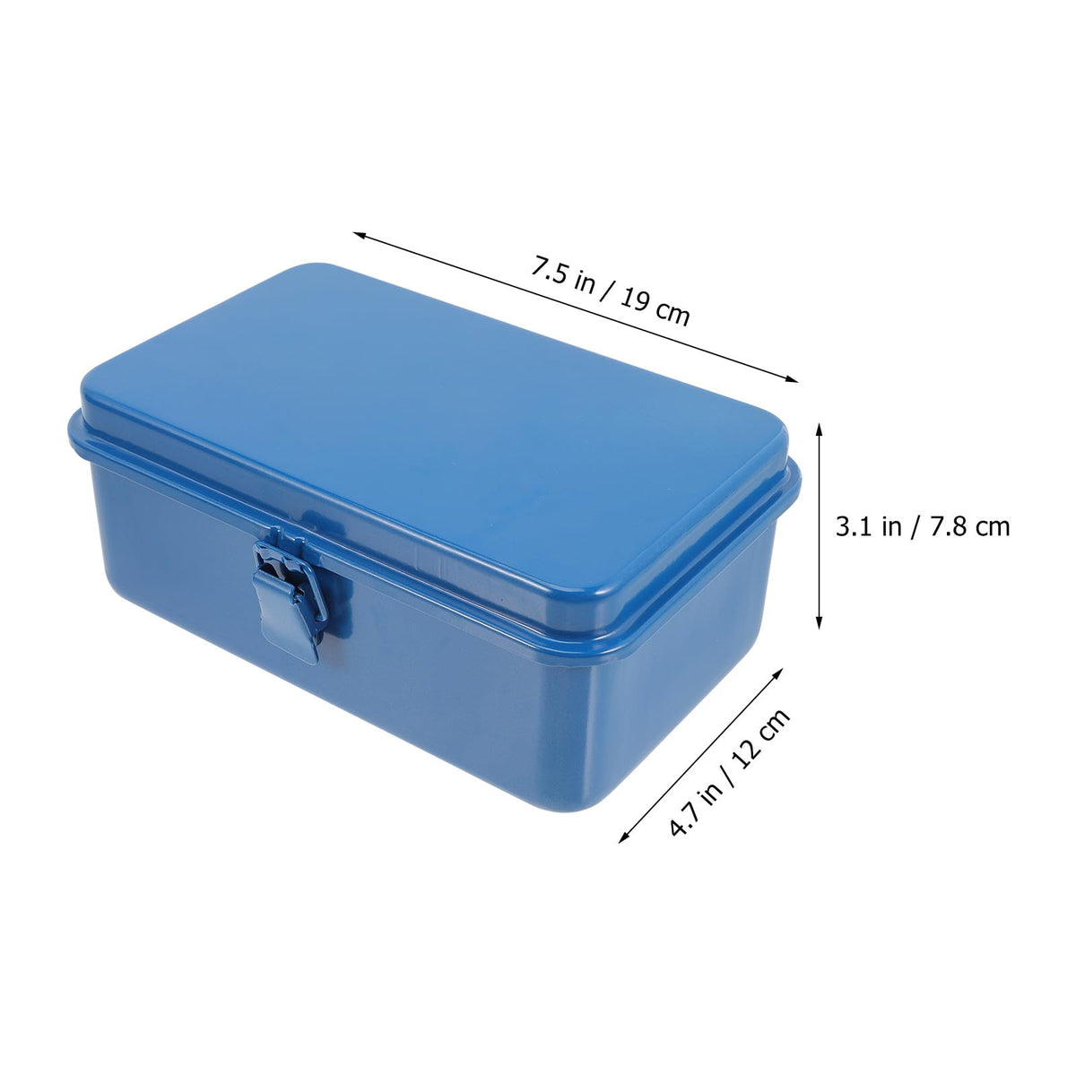 Blue Heavy Duty Portable Iron Toolbox Organizer L516