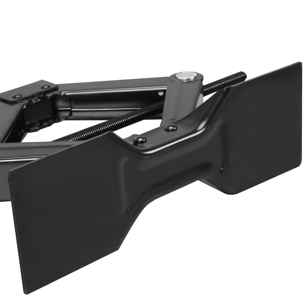 Steel Scissor Lift Jack Car Kit, 1.5 Ton Capacity, Black B357317