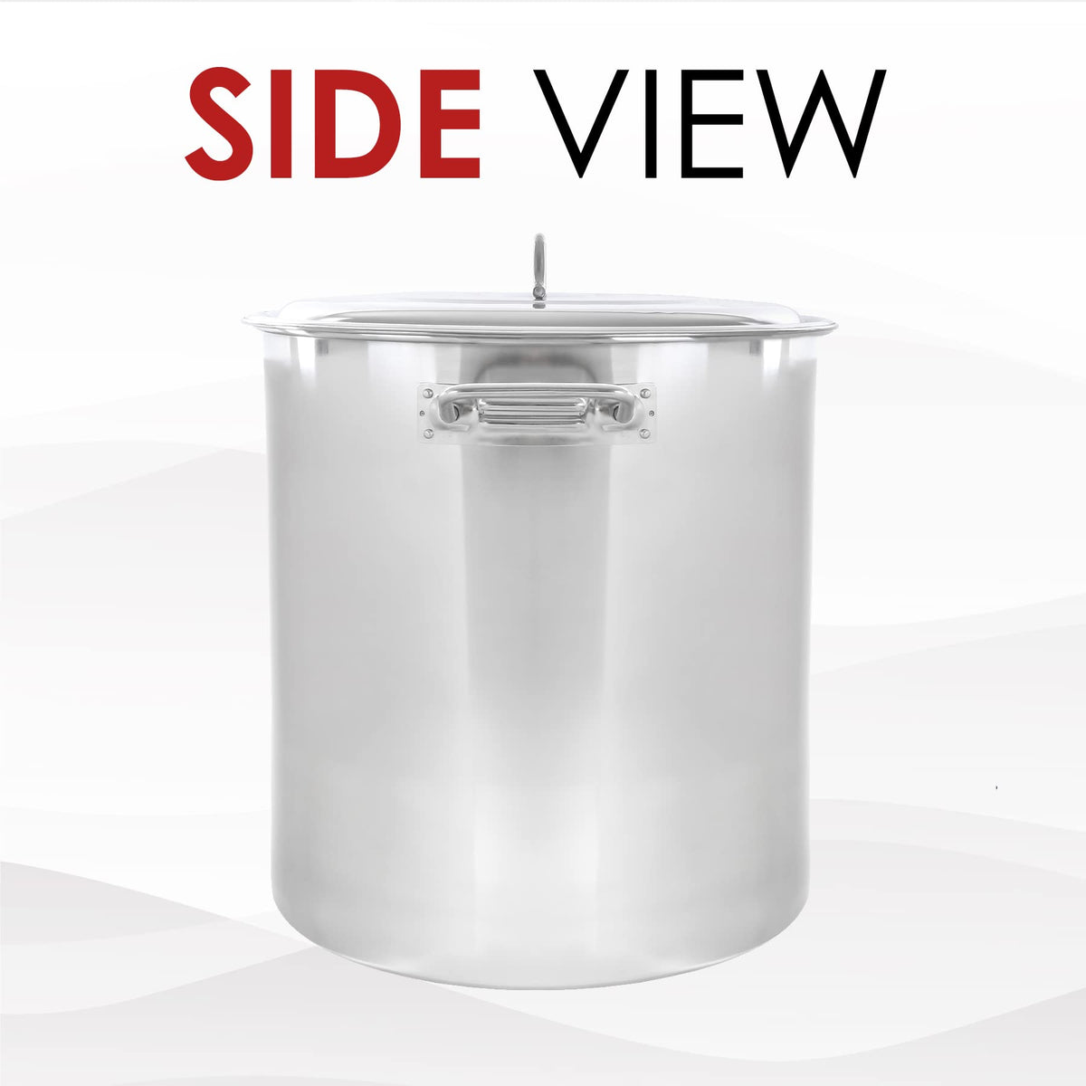 40 QT Stainless Steel Stock Pot + 12" Propane Outdoor Burner L80925