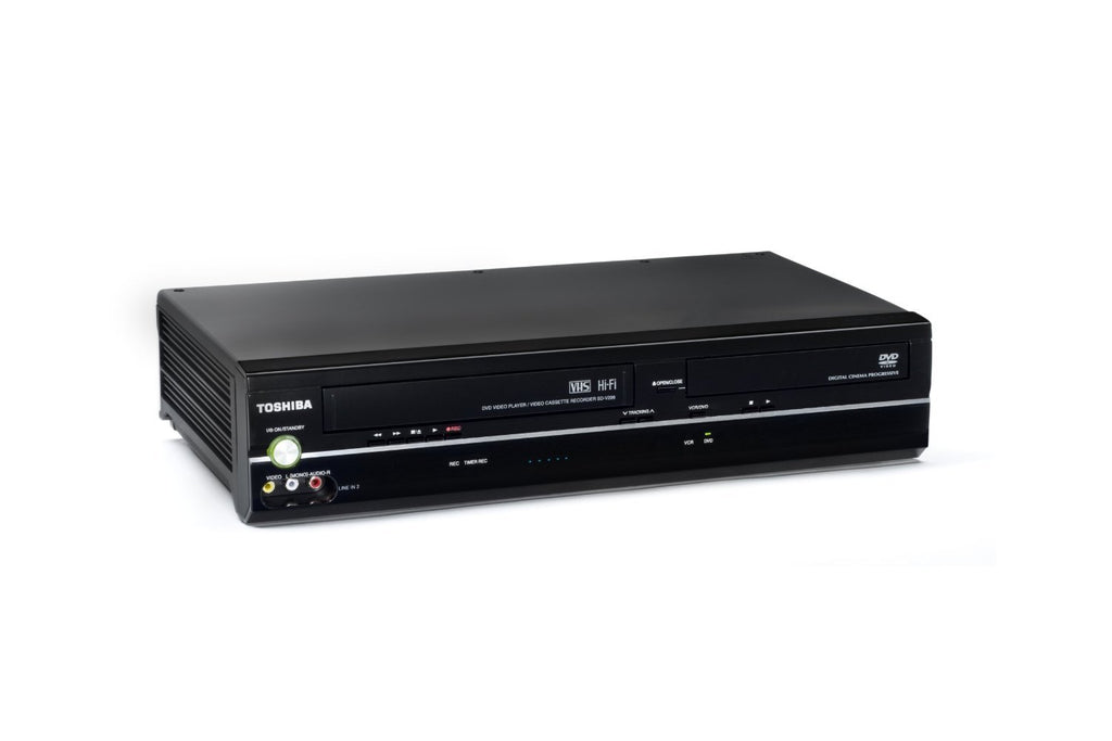Black DVD Player/VCR Combo Y1446