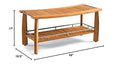 Grade A Teak Wood 42" Outdoor Backless Bench O615991