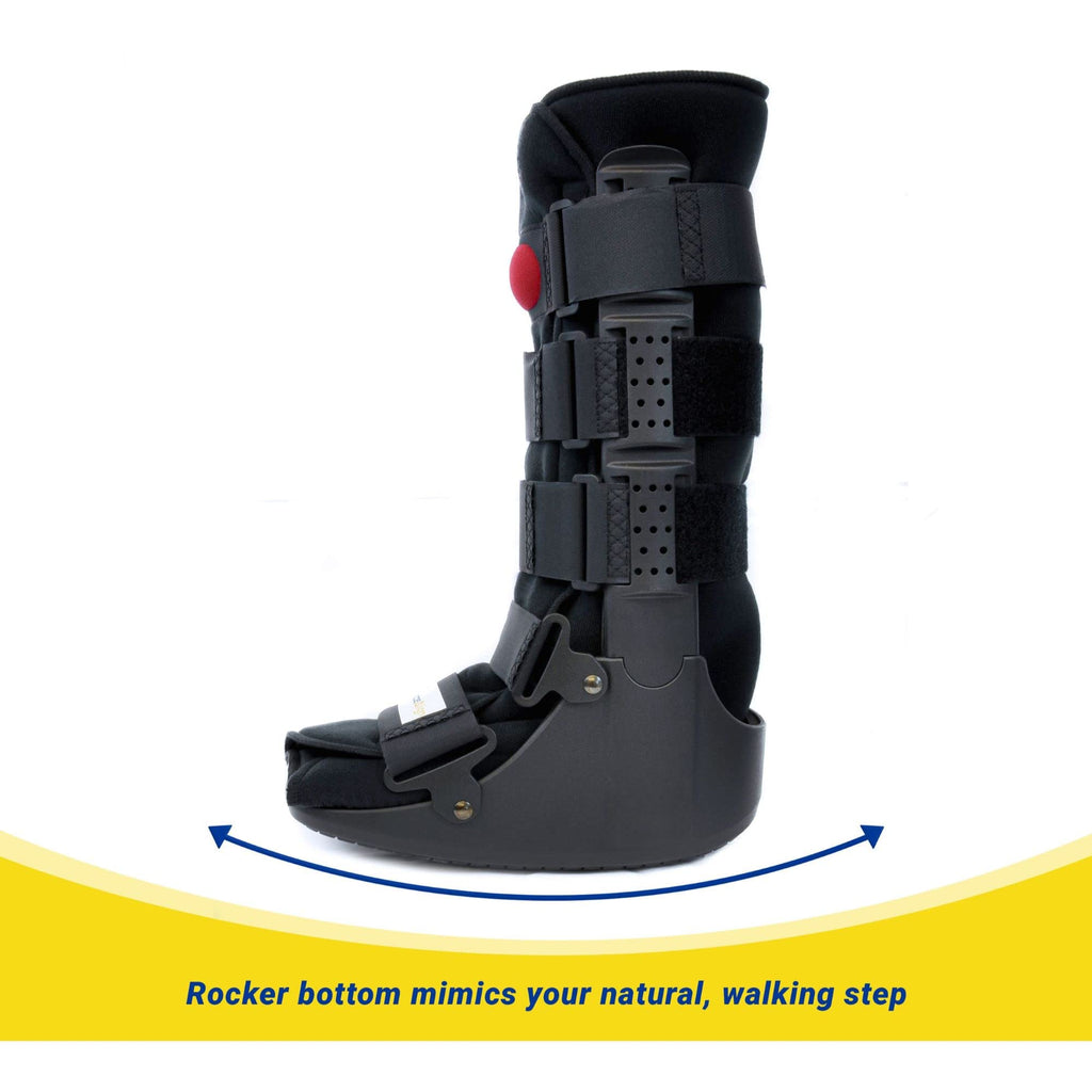 Tall CAM Walker Boot + Ankle & Foot Ice Pack Cold Wrap V8281