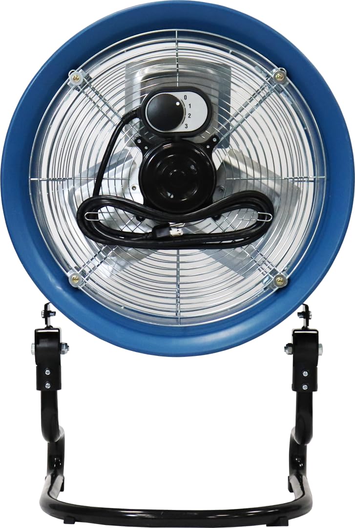 Blue 20-Inch 3-Speed Floor Fan U970