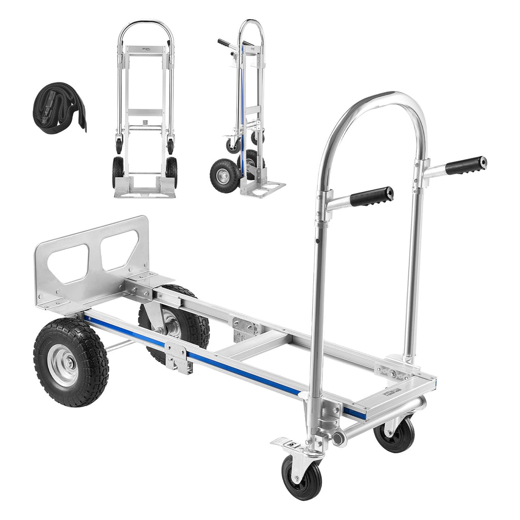2 in 1 Convertible Hand Truck Dolly 1000 lbs F7879