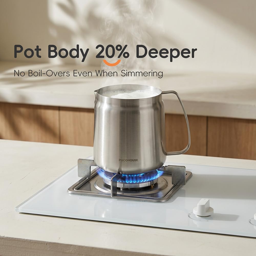 2L 304 Stainless Steel Deep Fryer Pot with Basket, Strainer & Lid H421253