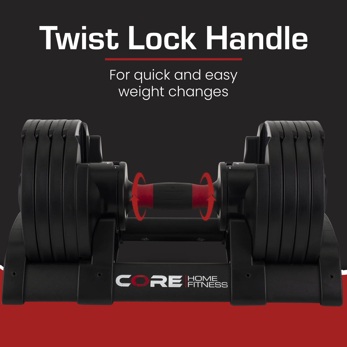 Adjustable Dumbbell Weight Set V658