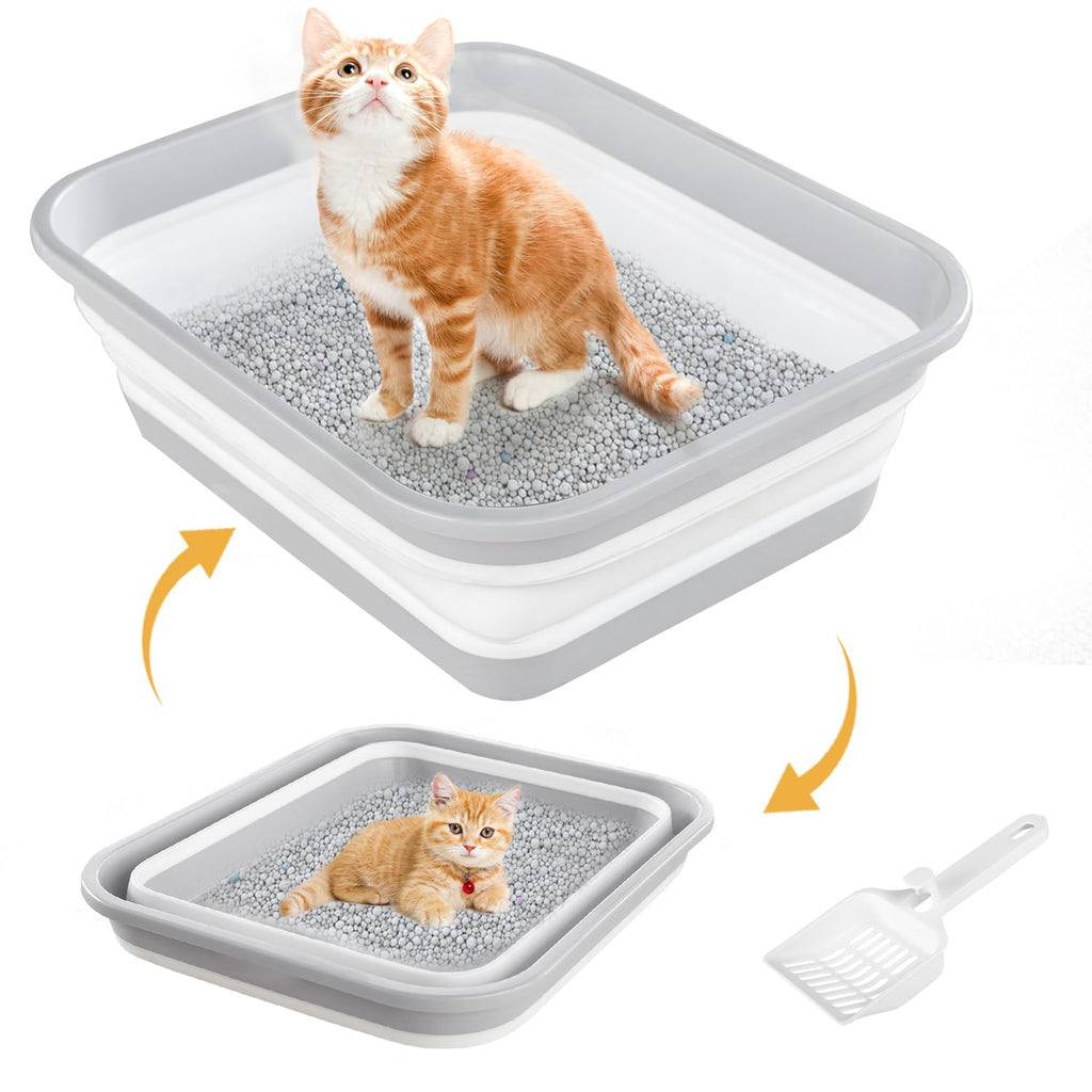 Collapsible Open Cat Litter Box V4723