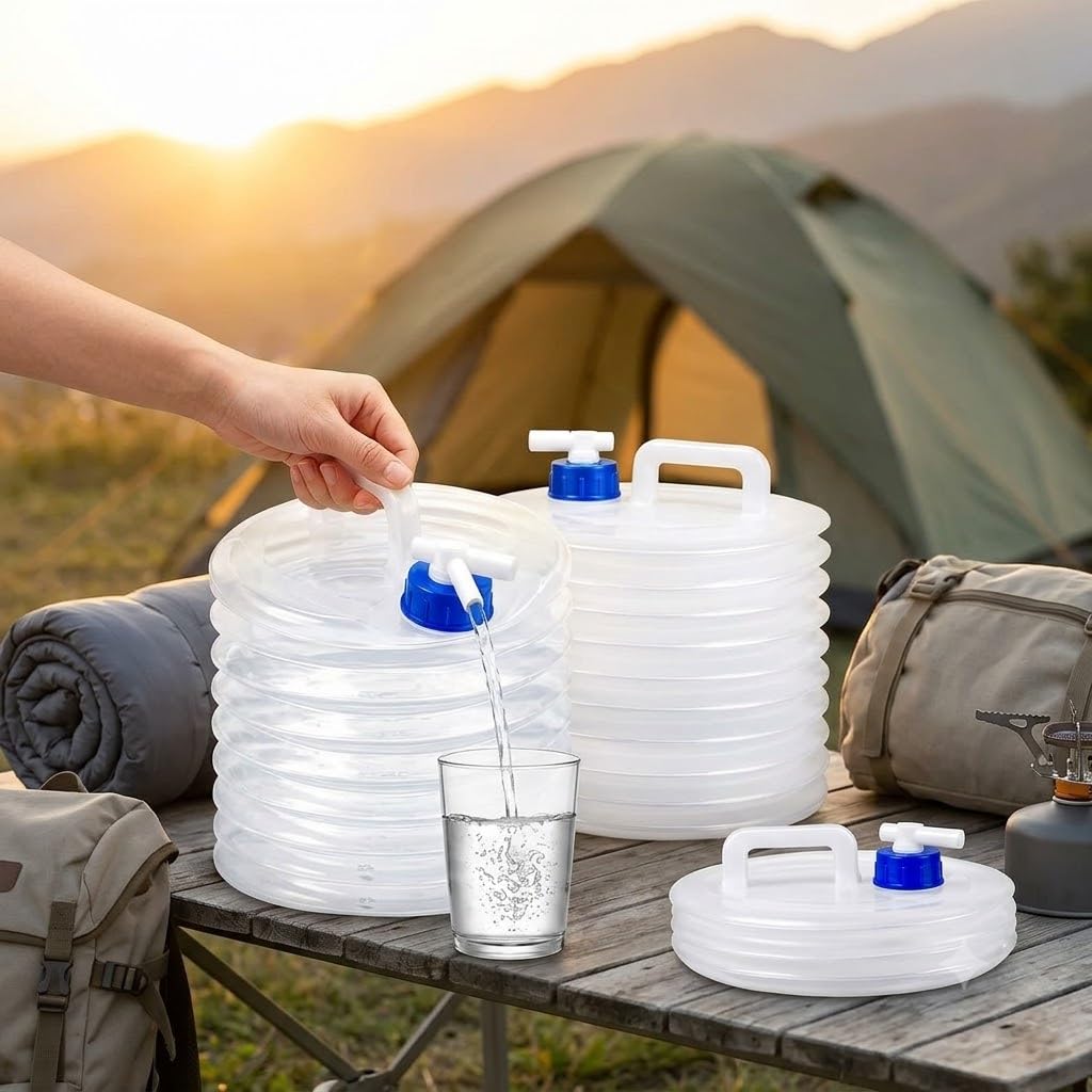 Collapsible 10L Water Container with Spigot K16650