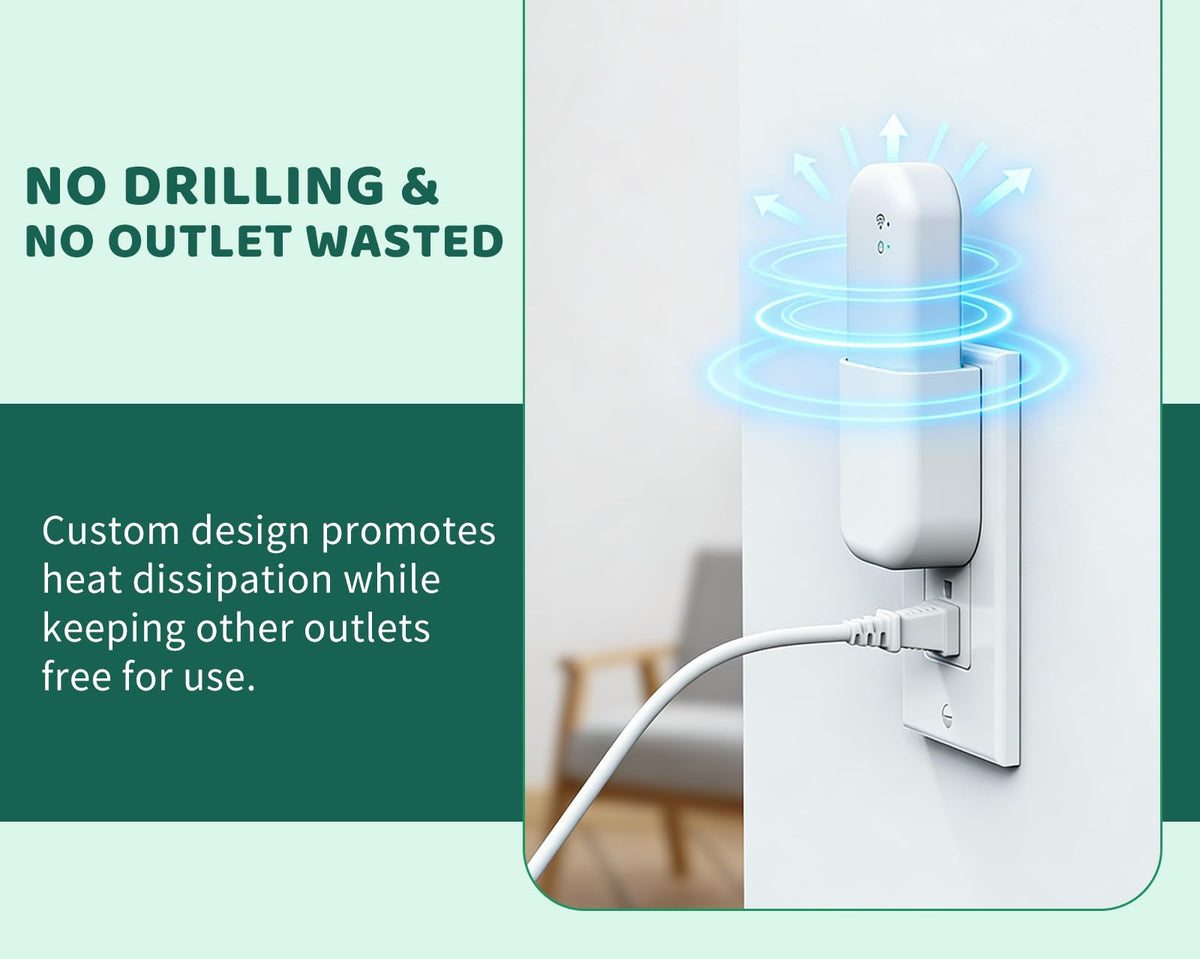 Wall Mount Bracket with Built-in Plug W530139