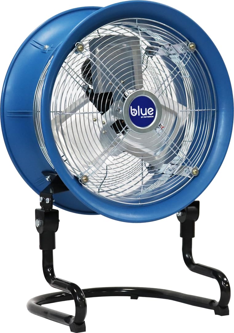 Blue 20-Inch 3-Speed Floor Fan U970