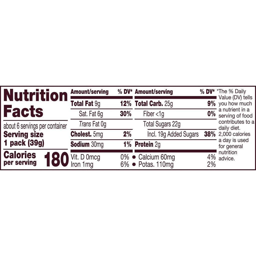Milk Chocolate with Caramel Candy Bars, 1.4 oz, 6 pack H66002