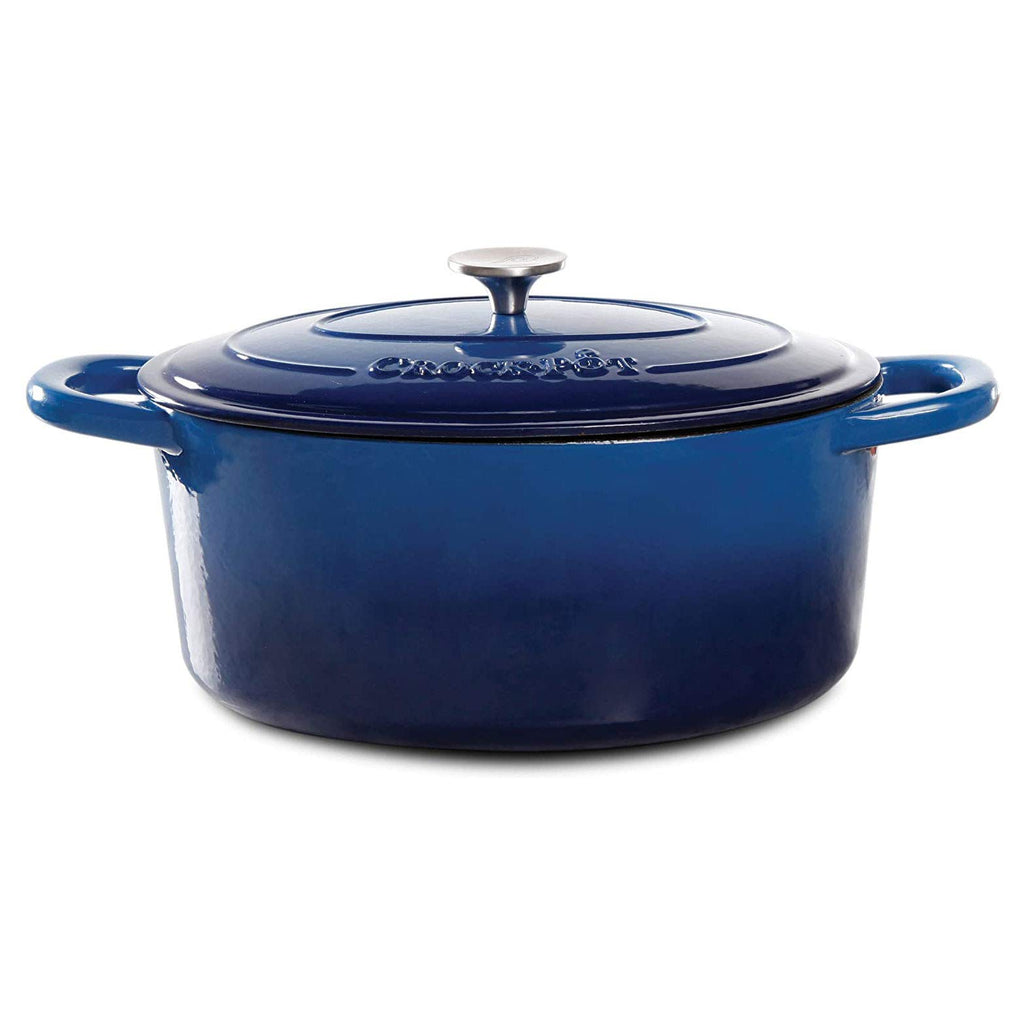 7-Quart Oval Enameled Cast Iron Dutch Oven with Lid U38316