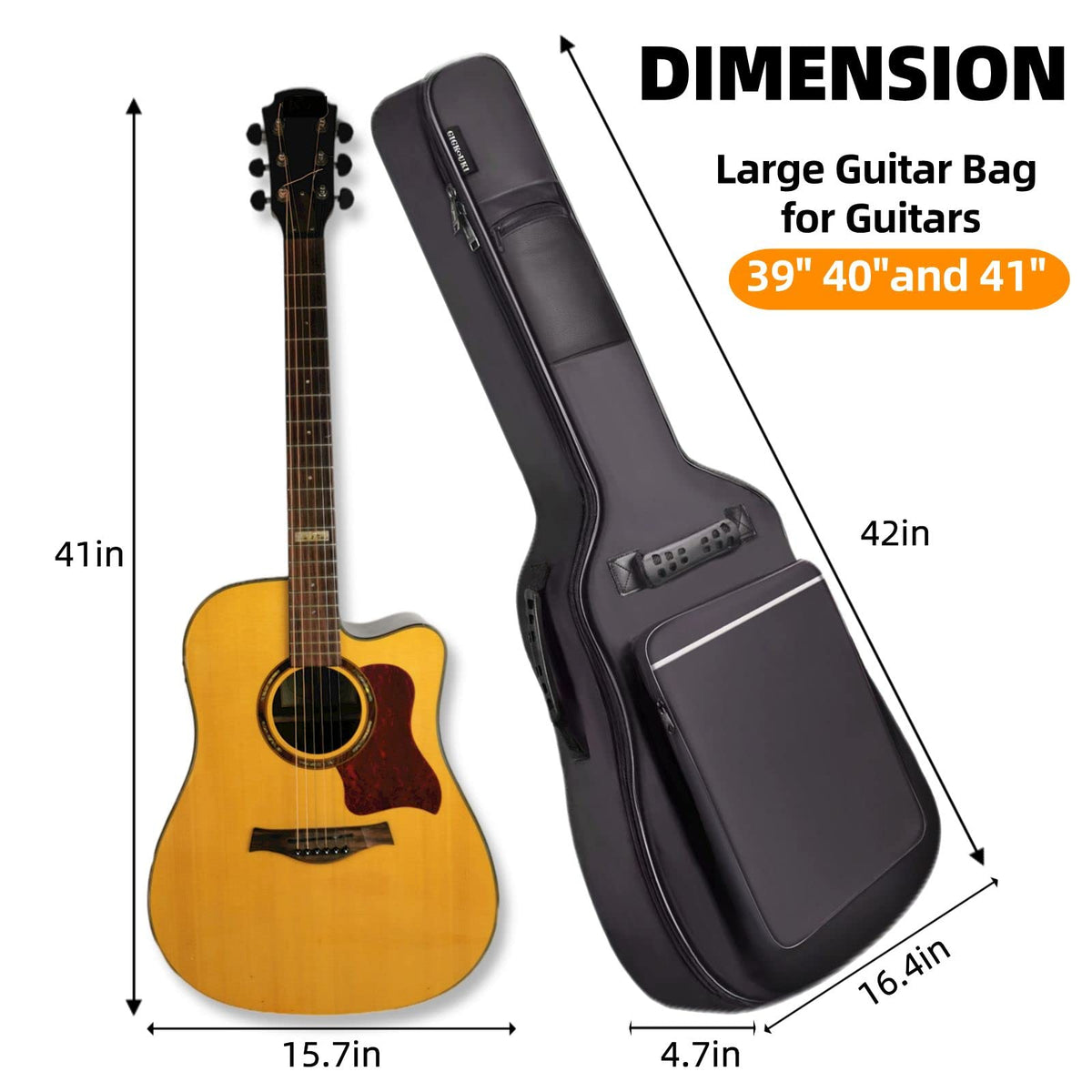 40/41" Acoustic Guitar Case M907
