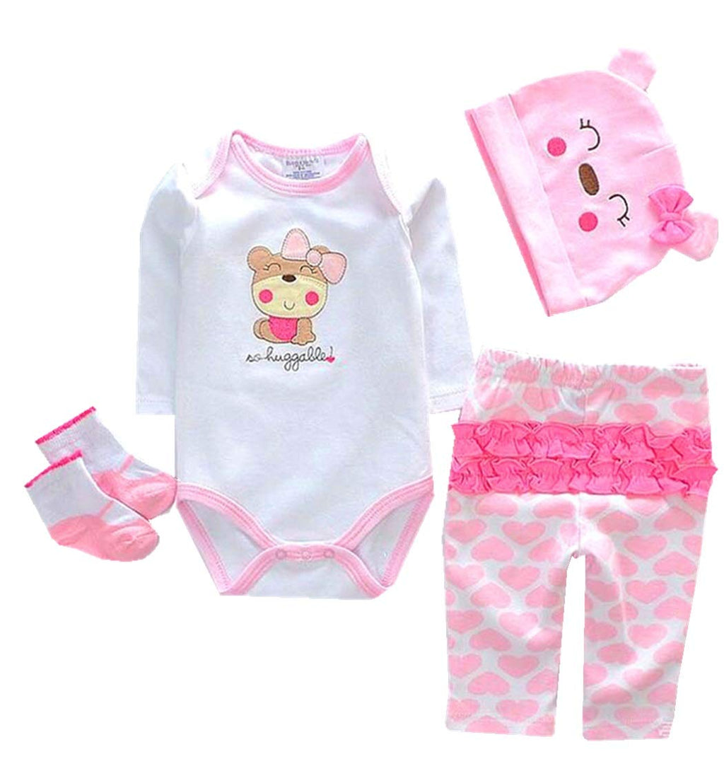 Pink Baby Clothes for 20"- 22" Reborn Doll L984443