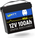 12V 100Ah Mini LiFePO4 Battery with 100A BMS O804