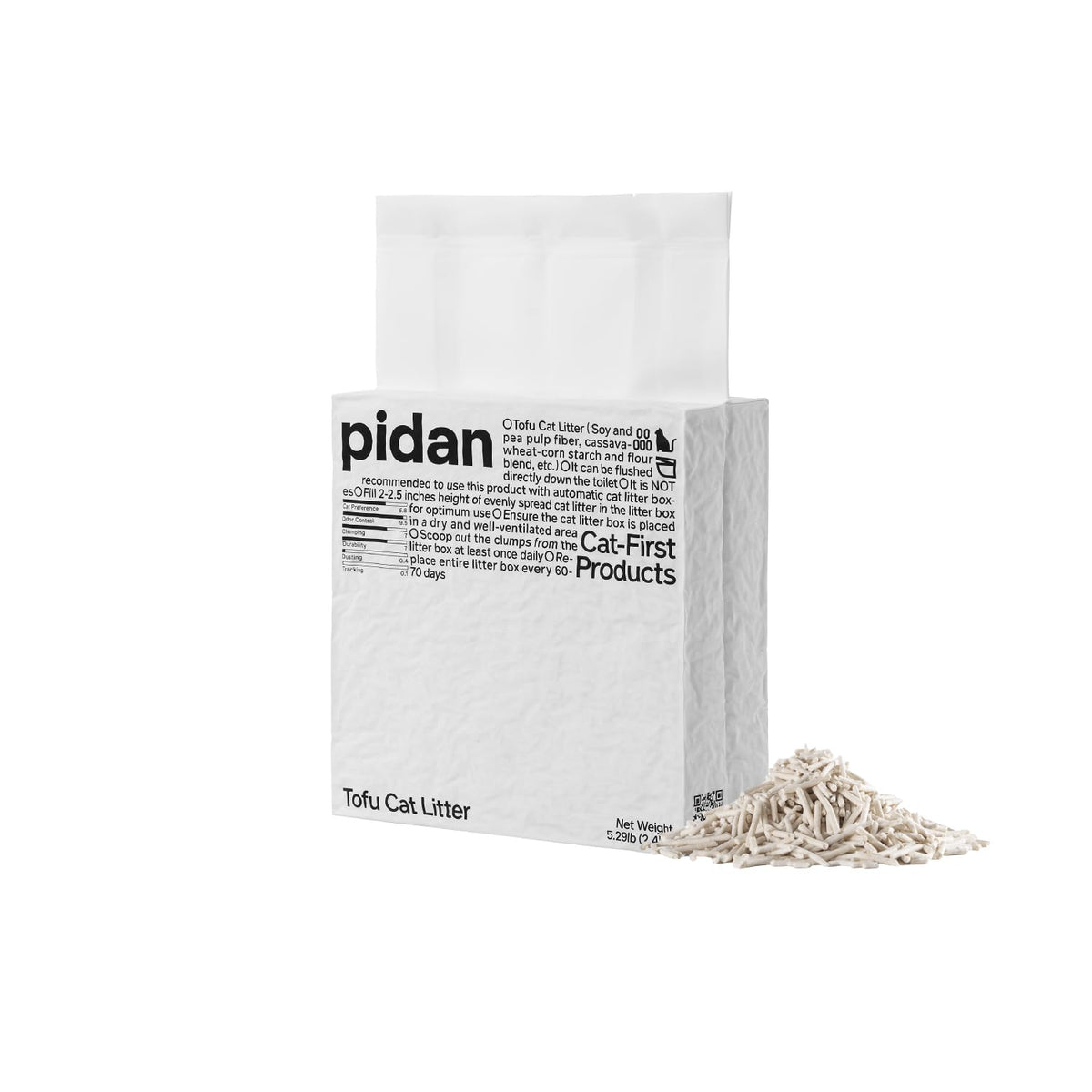 Tofu Cat Litter Clumping Flushable Plant Based 4 Pack P21138