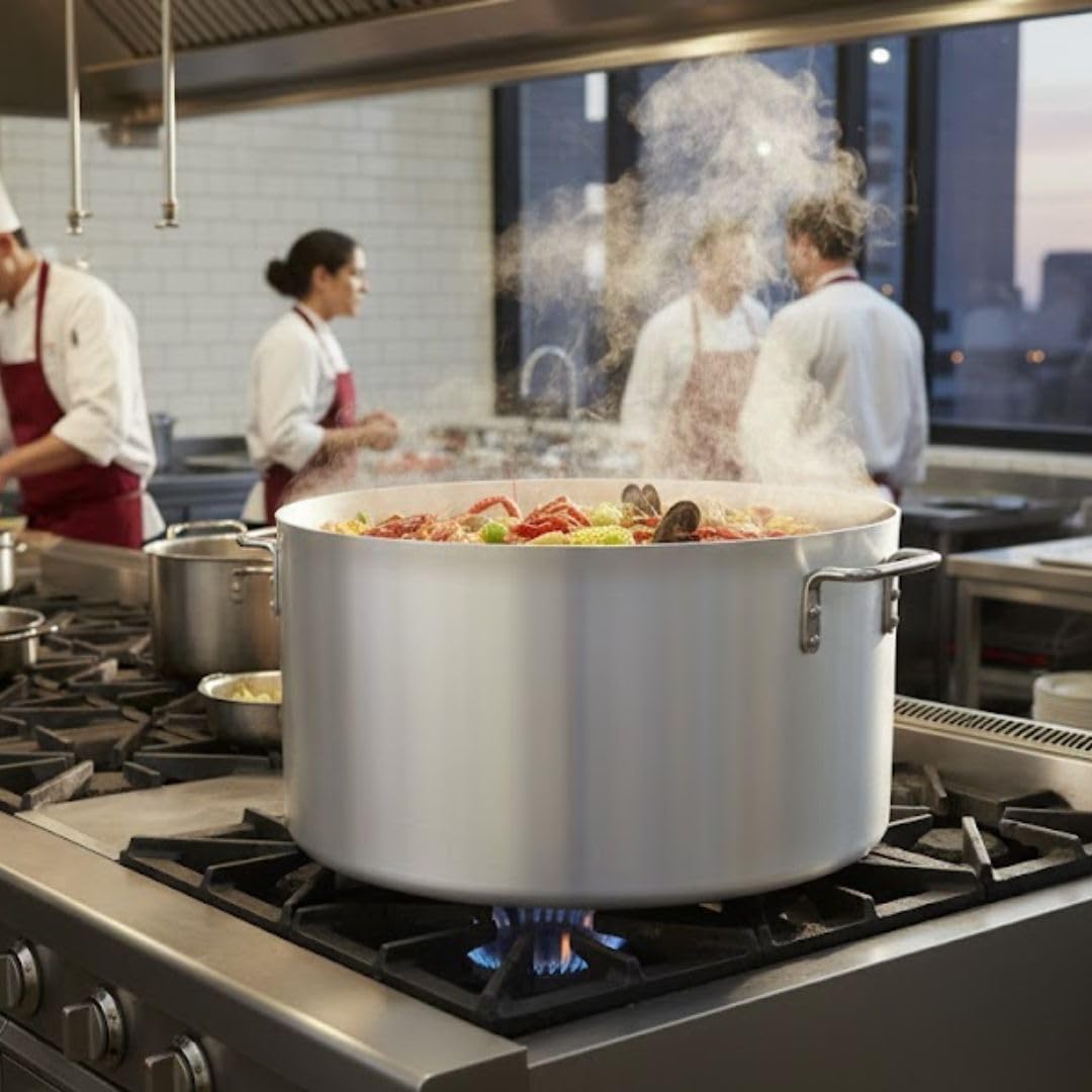 60 Qt Aluminum Sauce Pot 4 mm Thick H217372