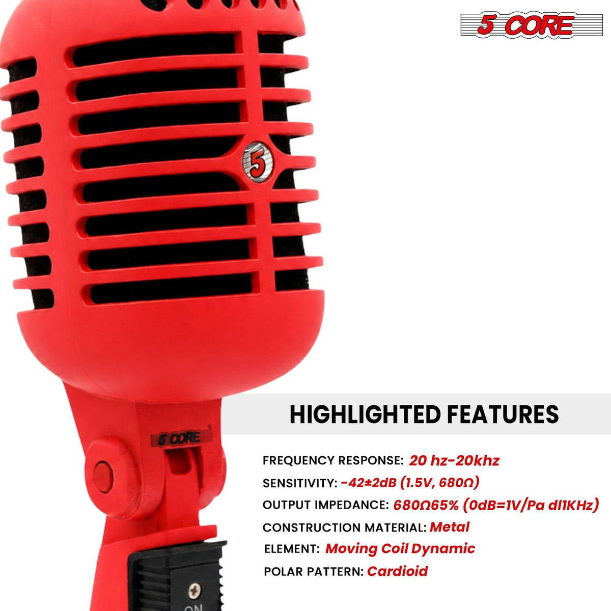 Retro Dynamic Vocal Microphone K31904