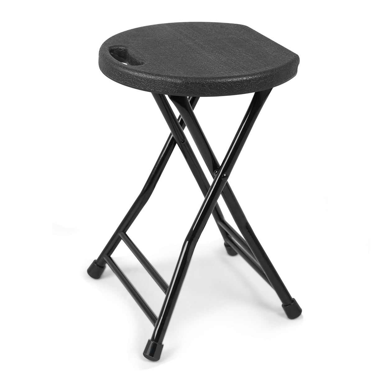 Folding Stool with Handle and Non-Slip Feet N6134
