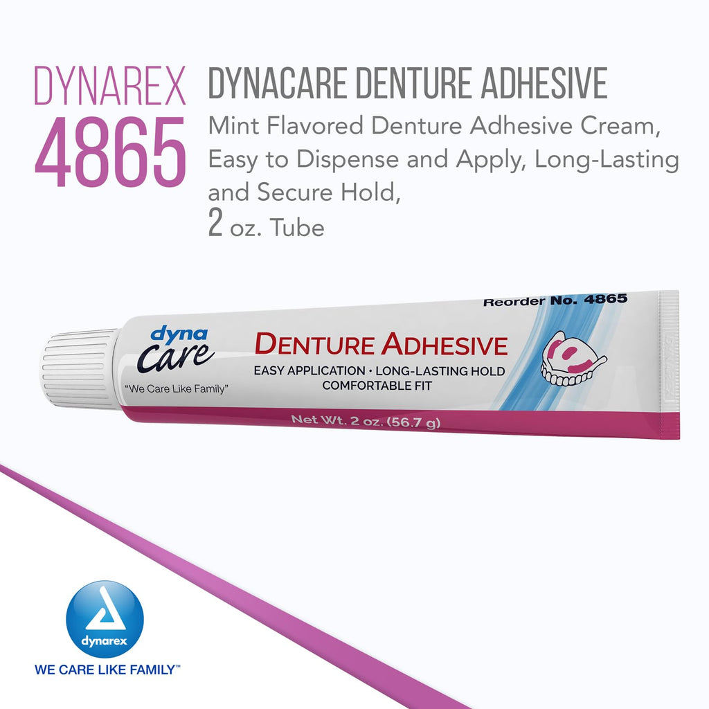 Mint Flavored 2 Oz Denture Adhesive Cream Y393598