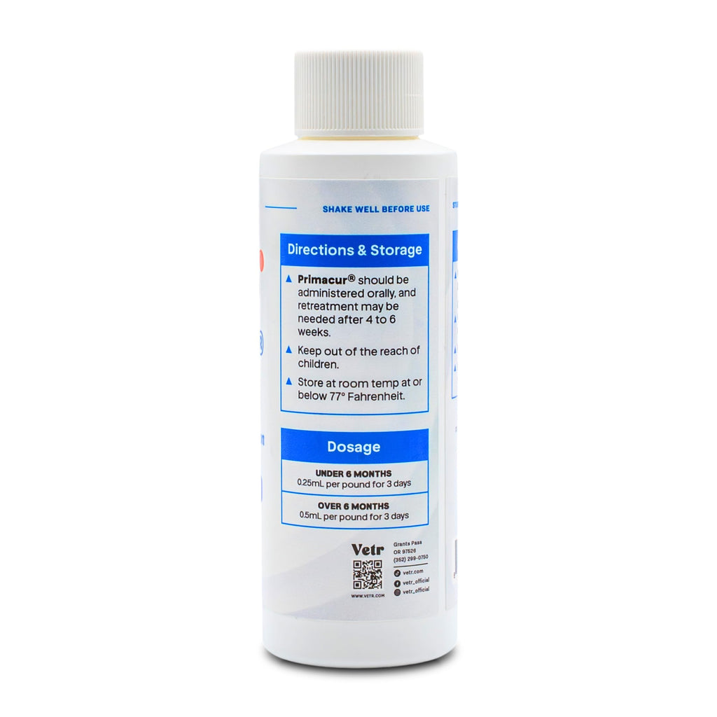 Broad-Spectrum Oral Suspension 10% for Dogs and Cats 120ML/4.1oz Bacon Flavor S827013