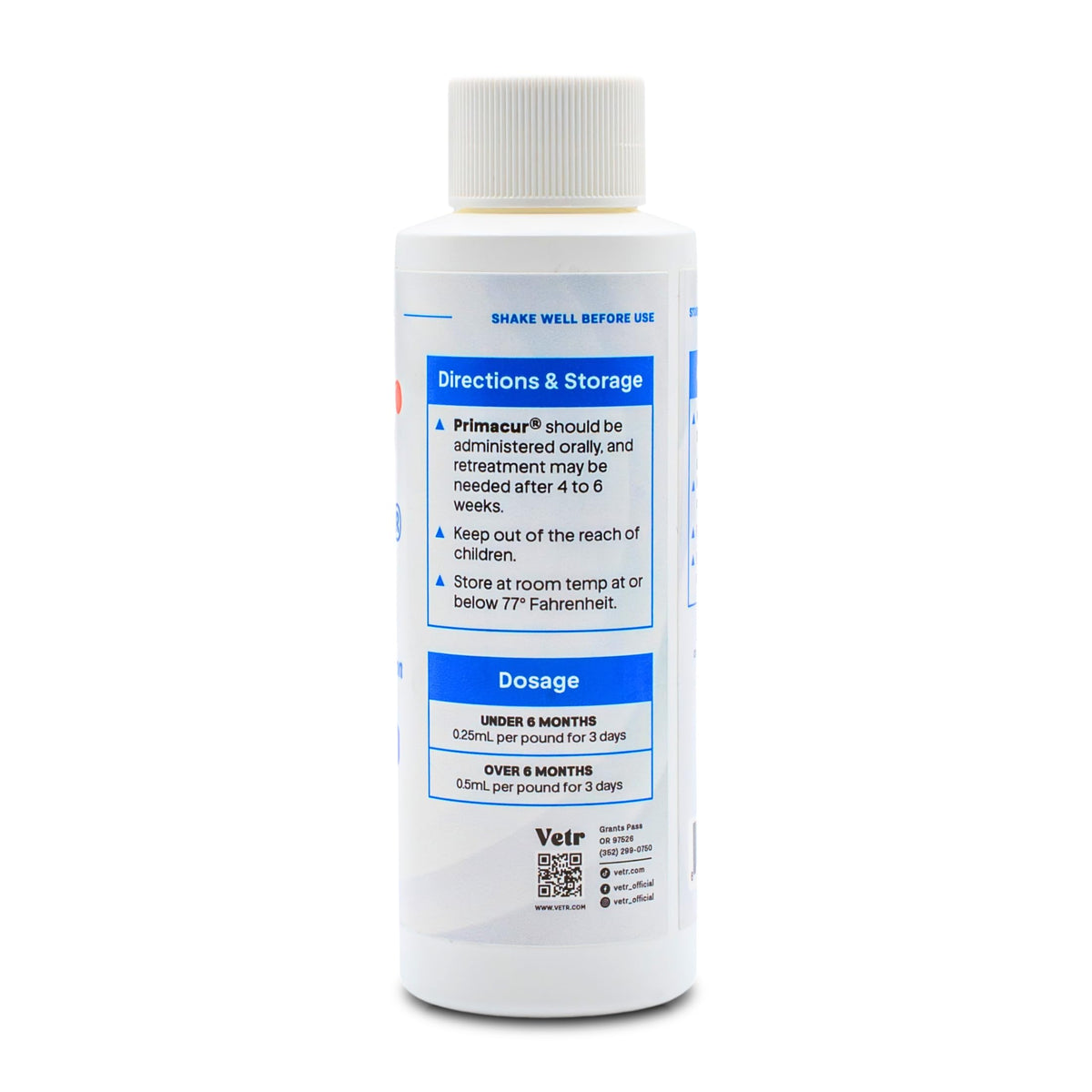 Broad-Spectrum Oral Suspension 10% for Dogs and Cats 120ML/4.1oz Bacon Flavor S827013