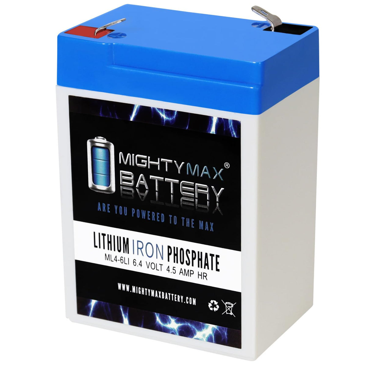 6 Volt 4.5 AH LiFePO4 Rechargeable Battery I824452