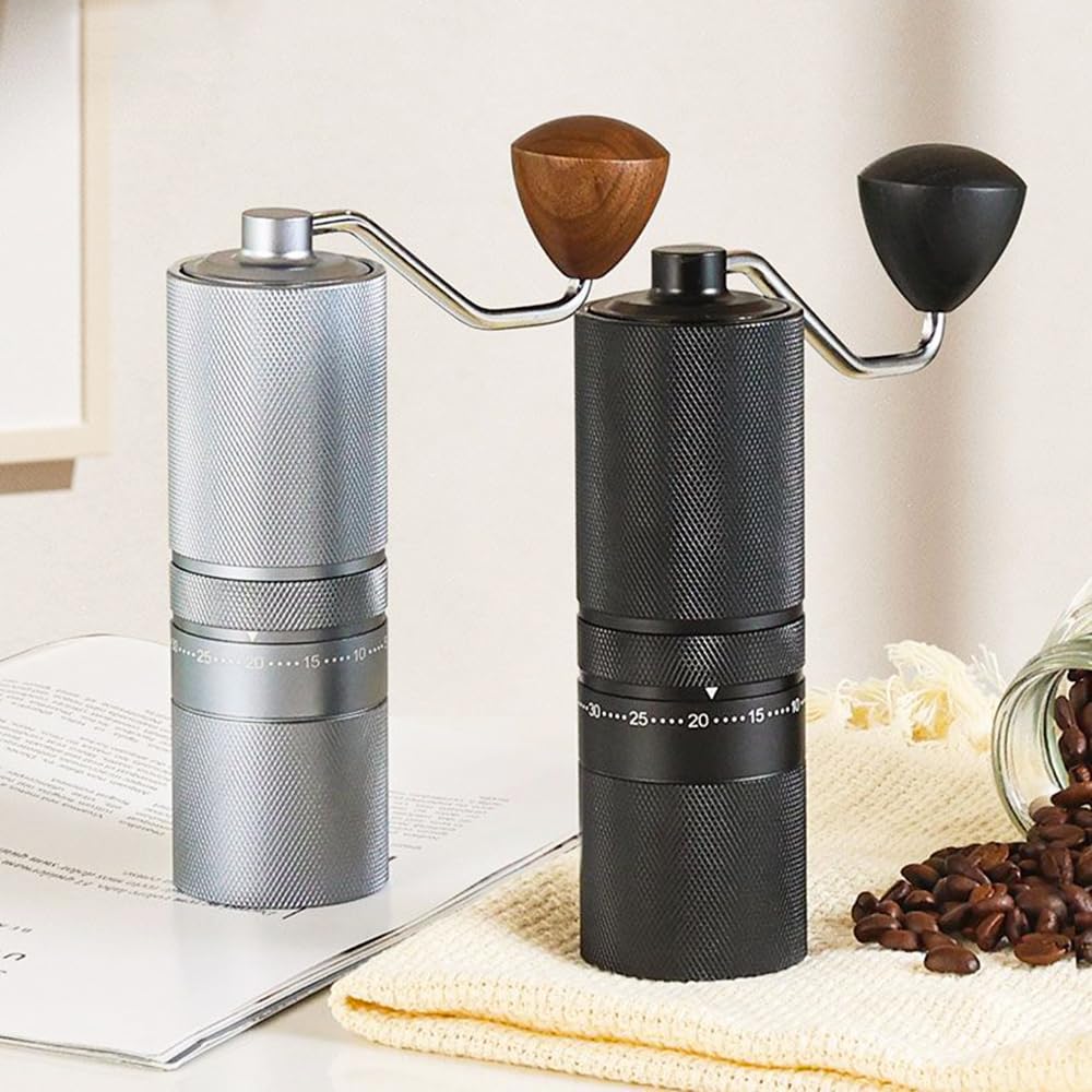Manual Portable Coffee Grinder with 7 Star Conical Burr W81800