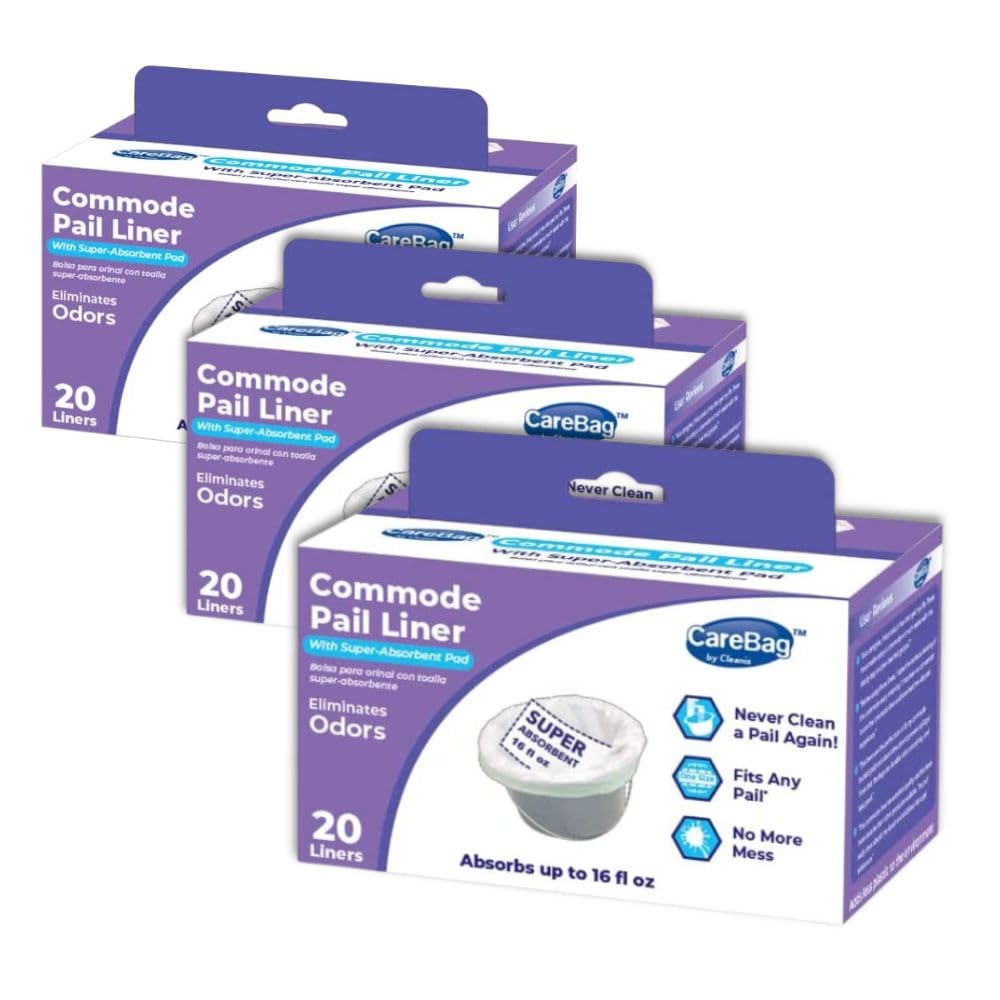Disposable Commode Liners 60 Count W4295