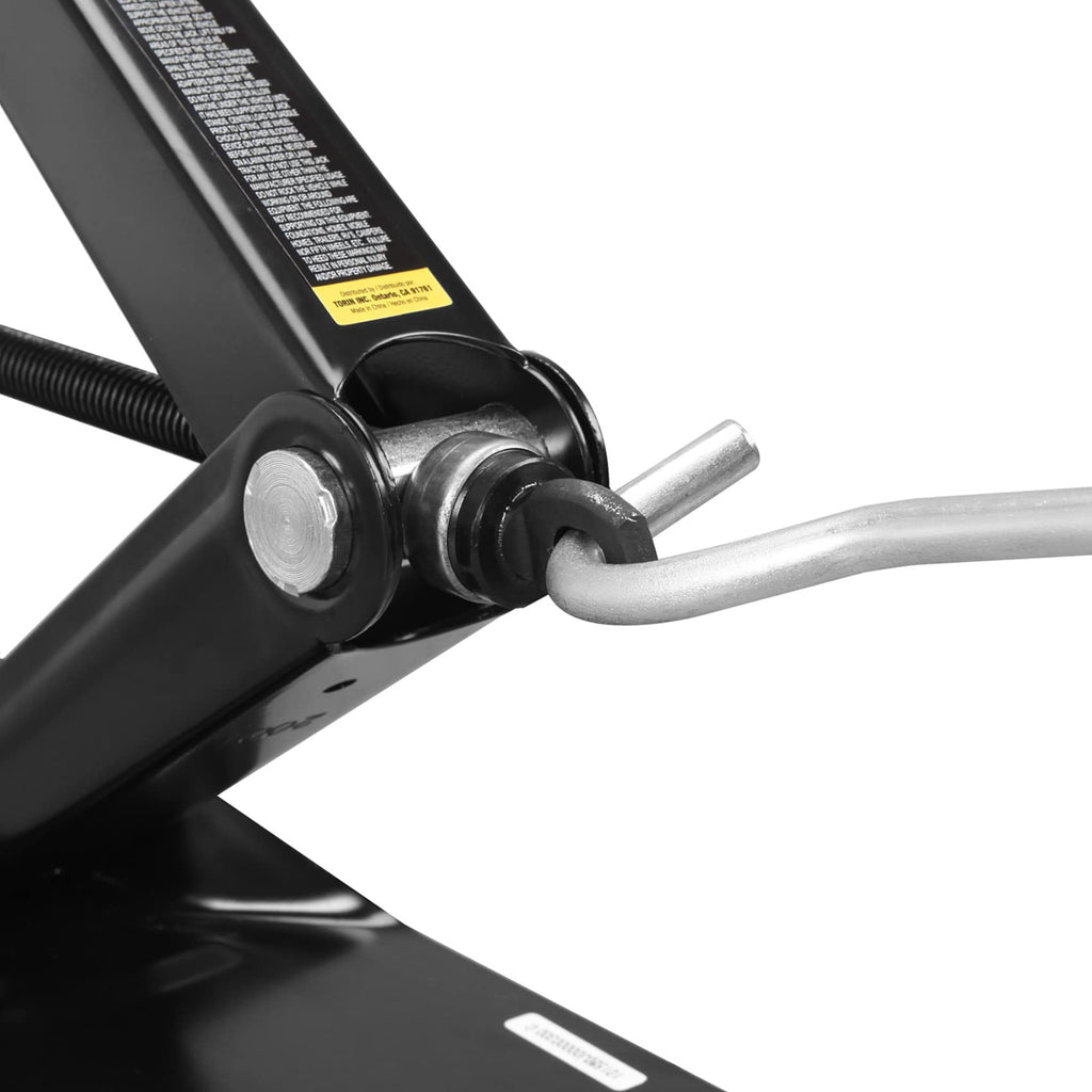 Steel Scissor Lift Jack Car Kit, 1.5 Ton Capacity, Black B357317