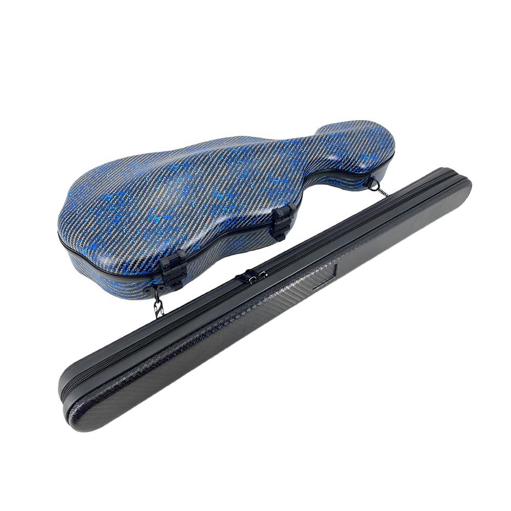4/4 Carbon Fiber Lightweight Hard Shell Violin Case with Bow Case N9741