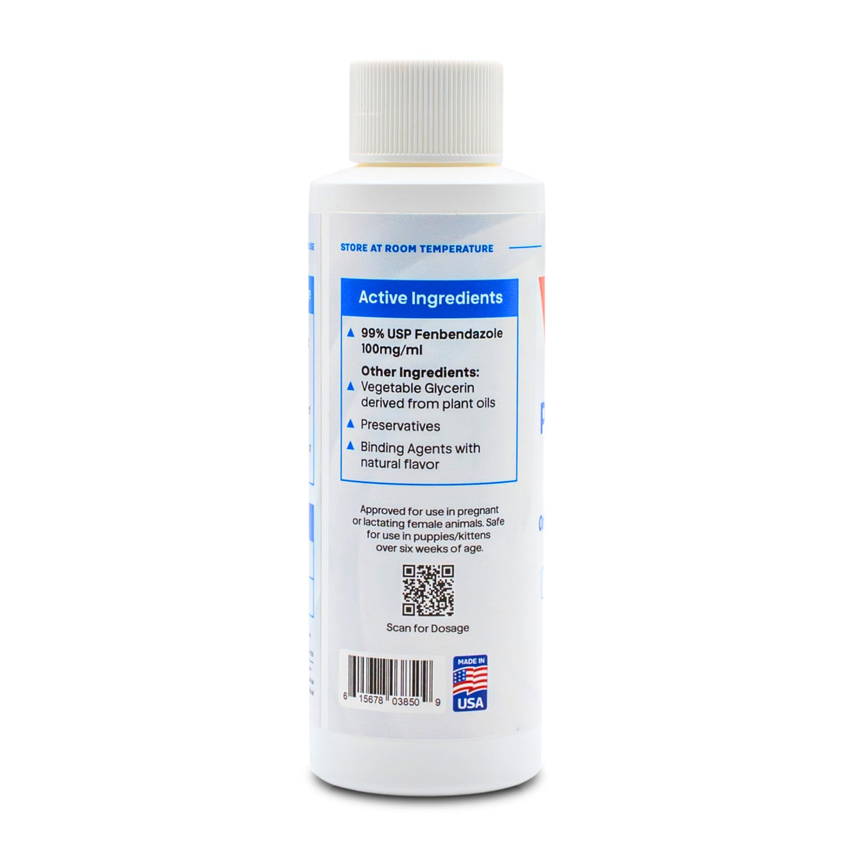 Broad-Spectrum Oral Suspension 10% for Dogs and Cats 120ML/4.1oz Bacon Flavor S827013