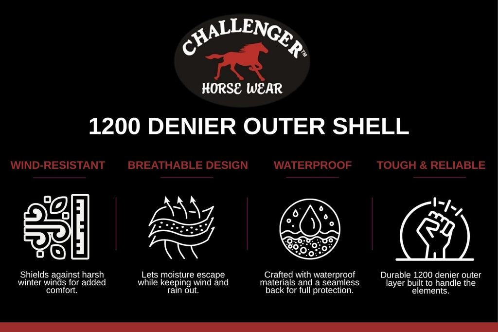 1200D Waterproof Horse Blanket P7779