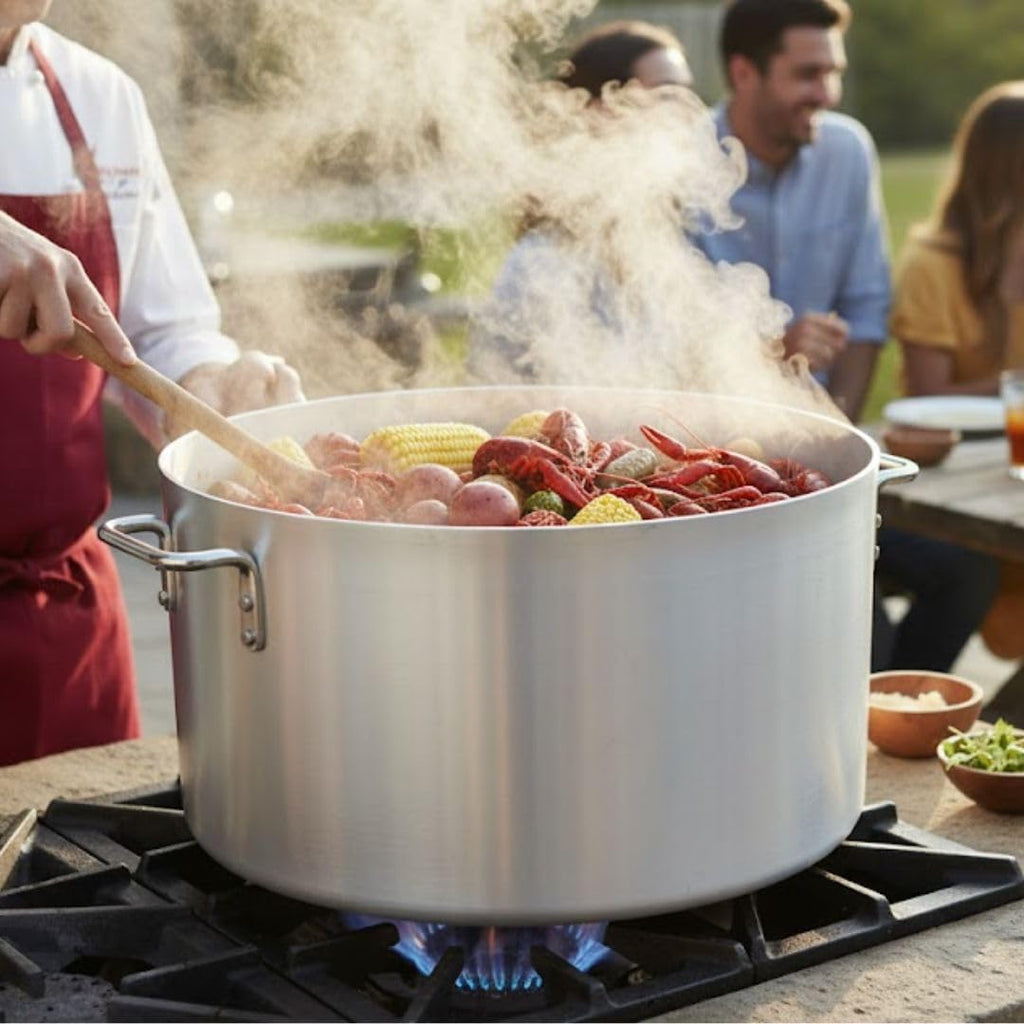 60 Qt Aluminum Sauce Pot 4 mm Thick H217372