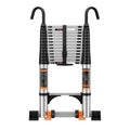 19.5FT Aluminum Telescoping Ladder 330lbs O642
