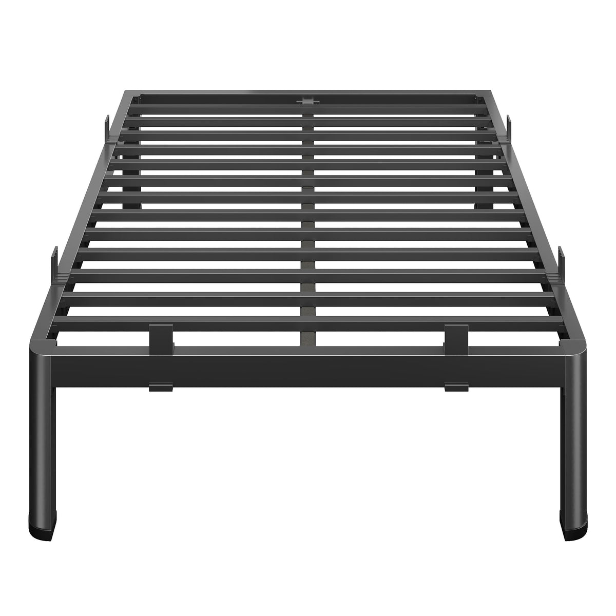 18 Inch Metal King Bed Frame with Steel Support V9695