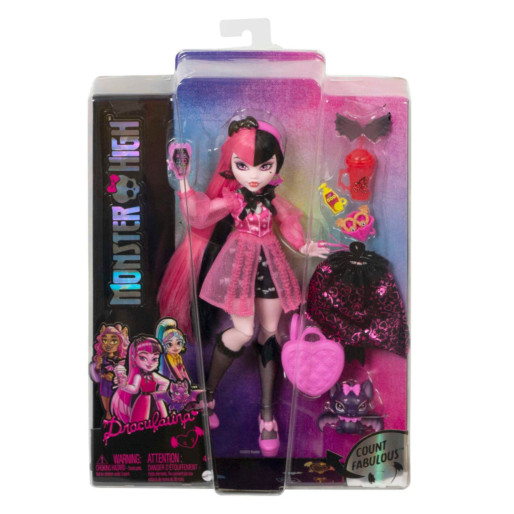 Monster High Doll with Pink & Black Hair N978785