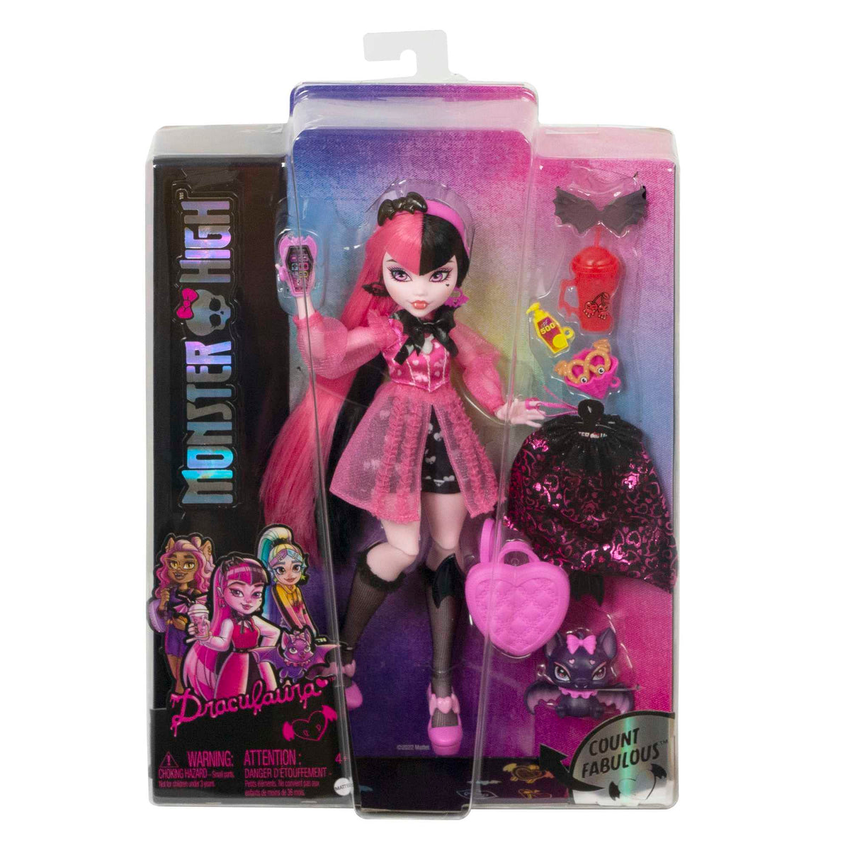 Monster High Doll with Pink & Black Hair N978785