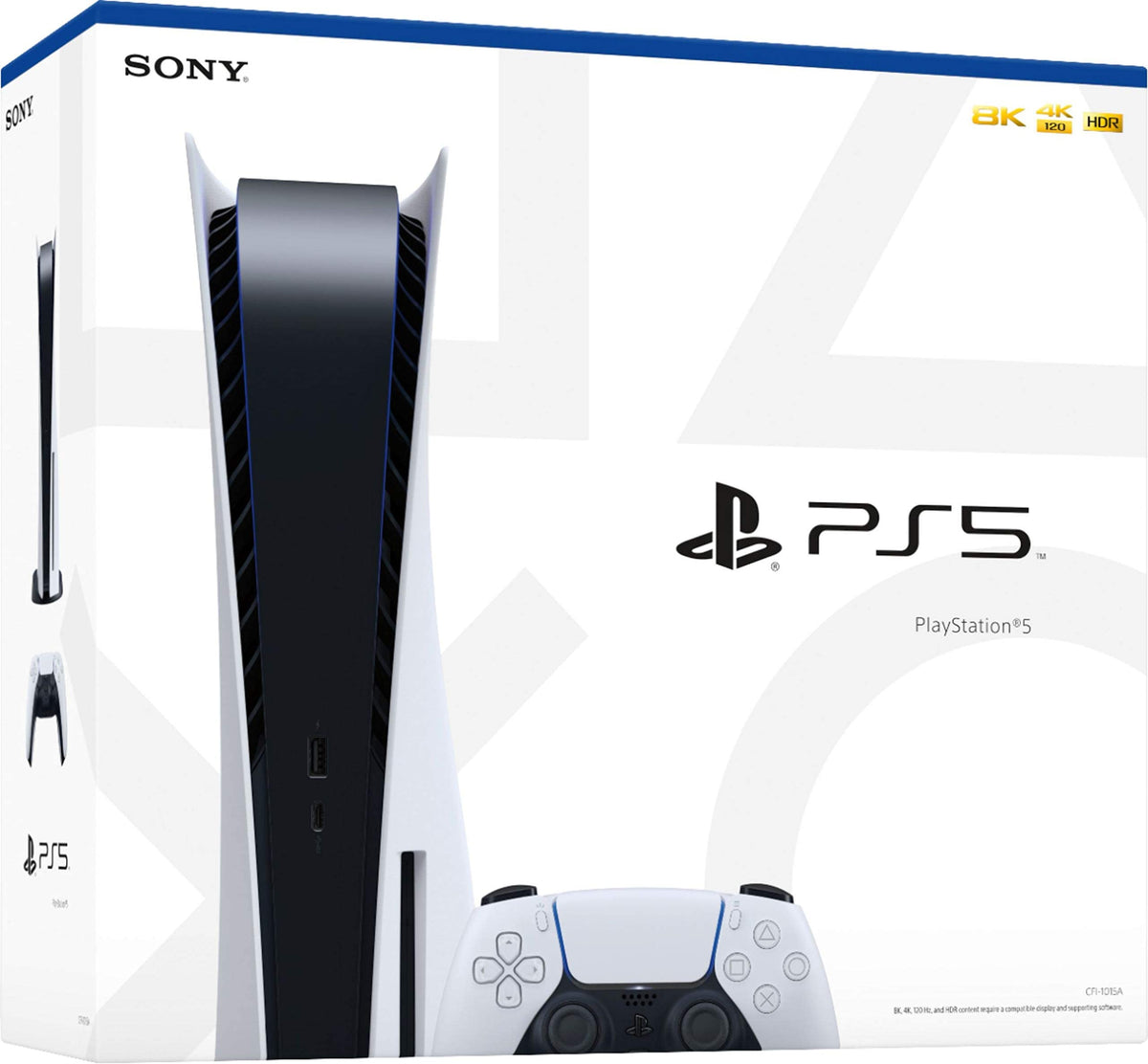 Playstation 5 Disc Version Console with Red Controller G996382