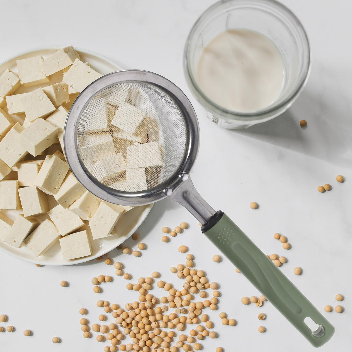 Stainless Steel Food Mesh Strainer with Handle D64088