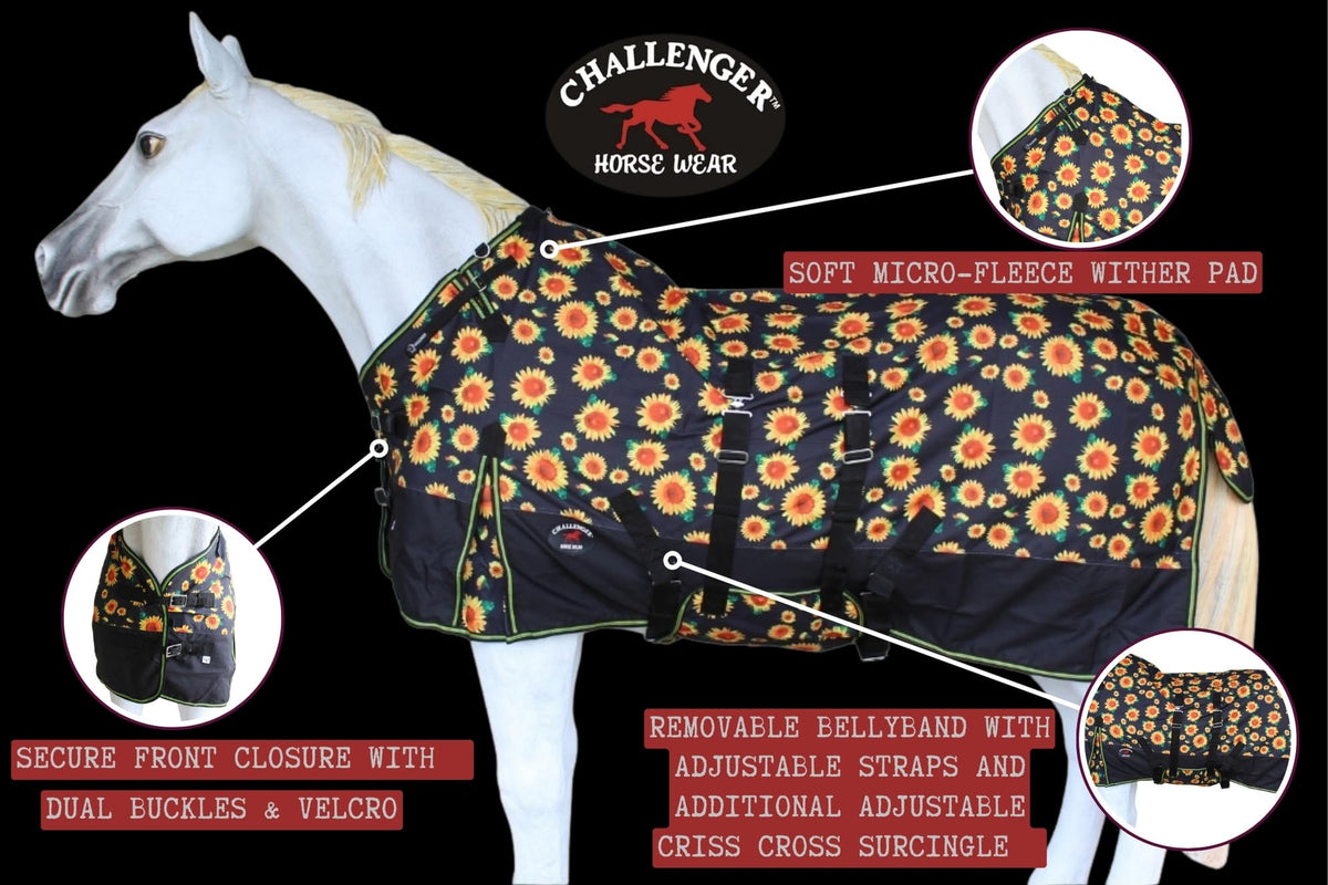 1200D Waterproof Horse Blanket P7779