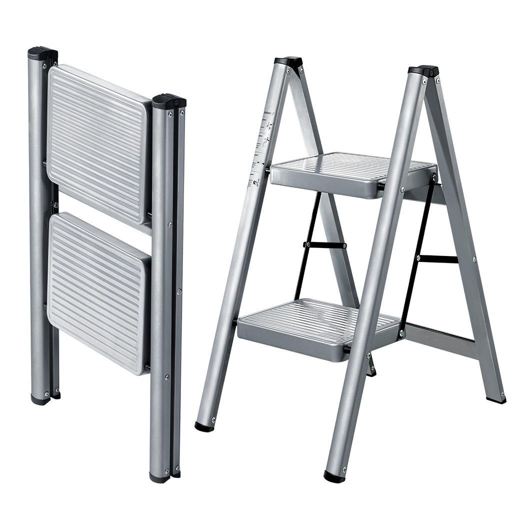 2 Step Steel Folding Step Stool B268