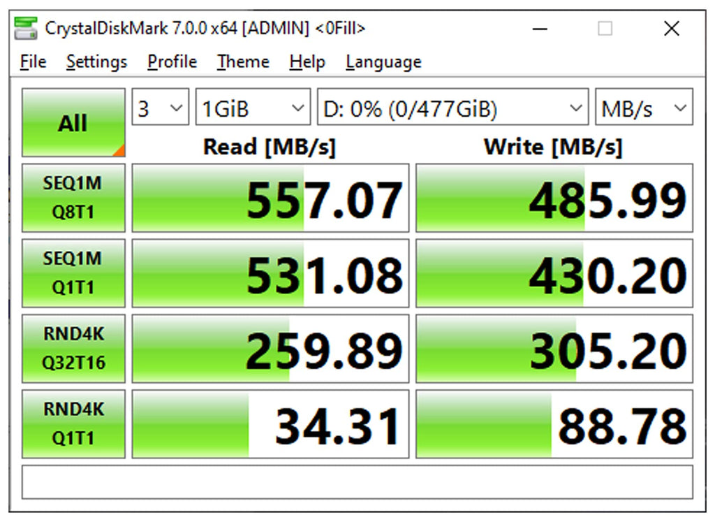 512GB M.2 2280 SATA III Internal Solid State Drive W35938