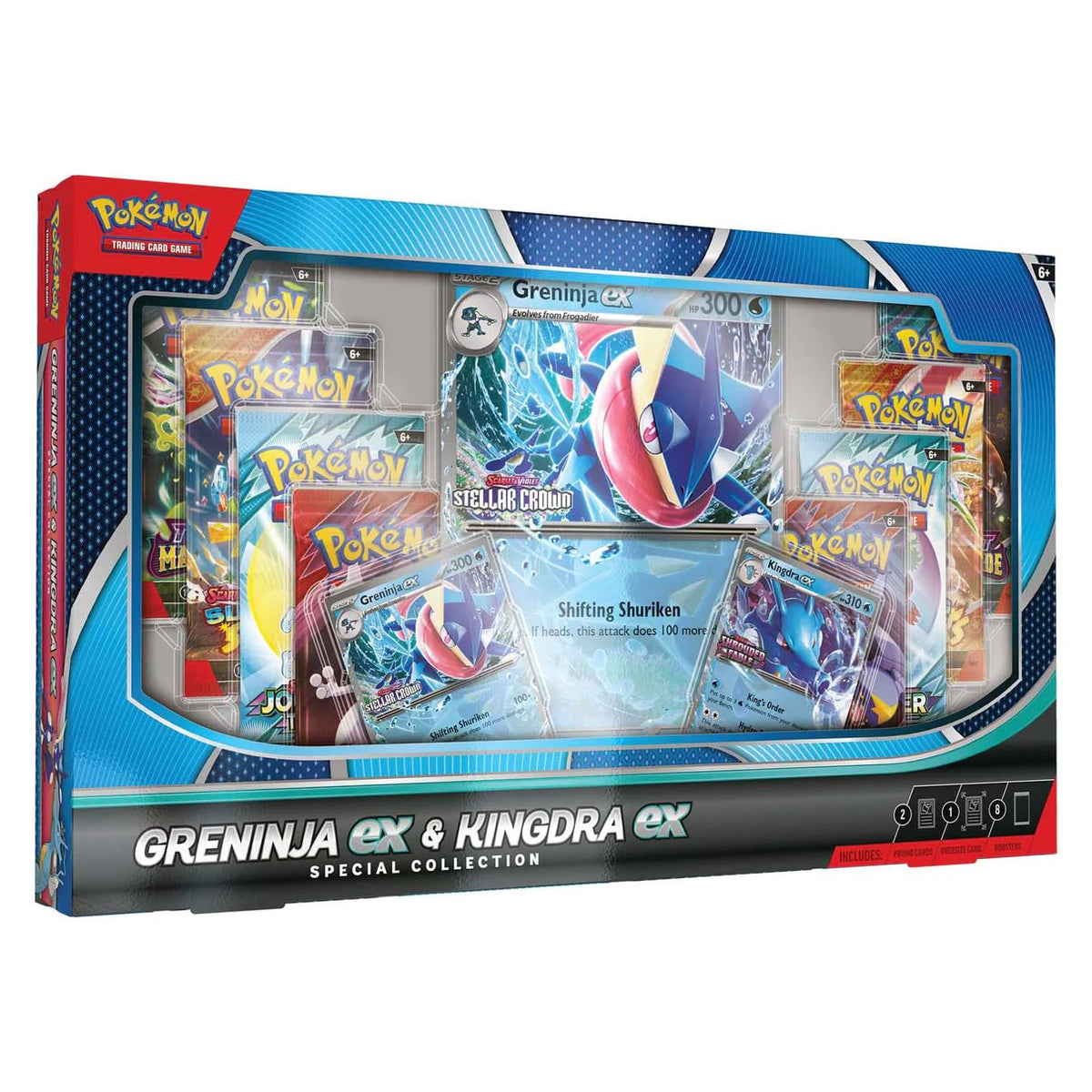 Pokemon TCG 8 Packs Promo Cards Special Collection Box X612