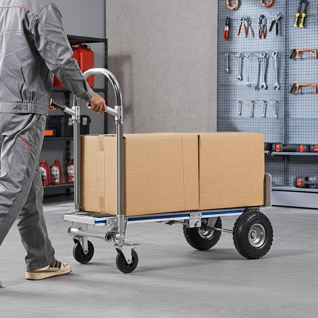 2 in 1 Convertible Hand Truck Dolly 1000 lbs F7879