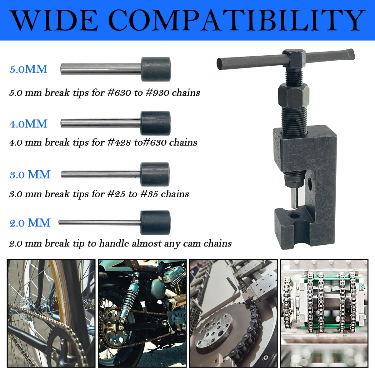 16-Piece Motorcycle Chain Breaker Set I3644
