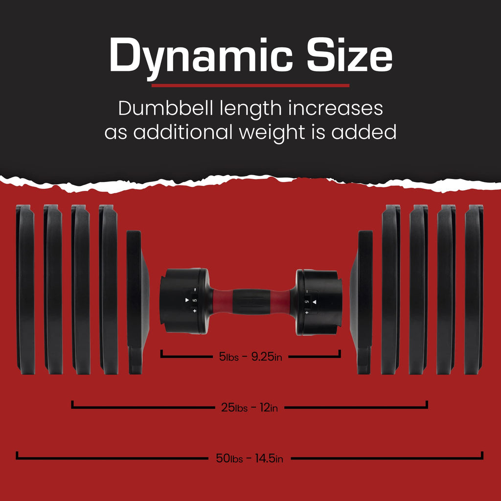 Adjustable Dumbbell Weight Set V658