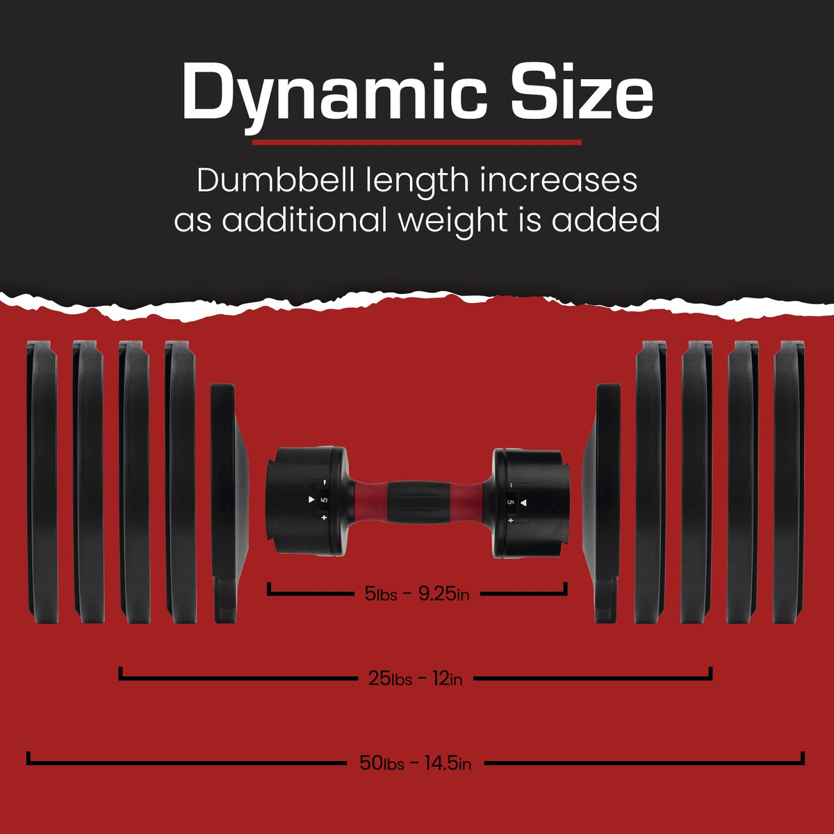Adjustable Dumbbell Weight Set V658