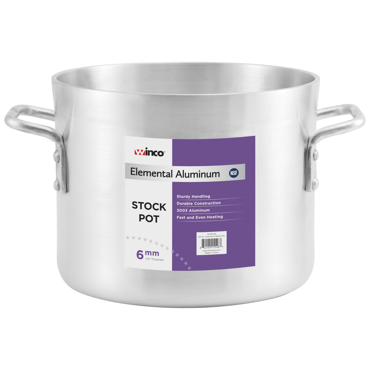 6.0mm Aluminum Stock Pot, 40-Quart V177