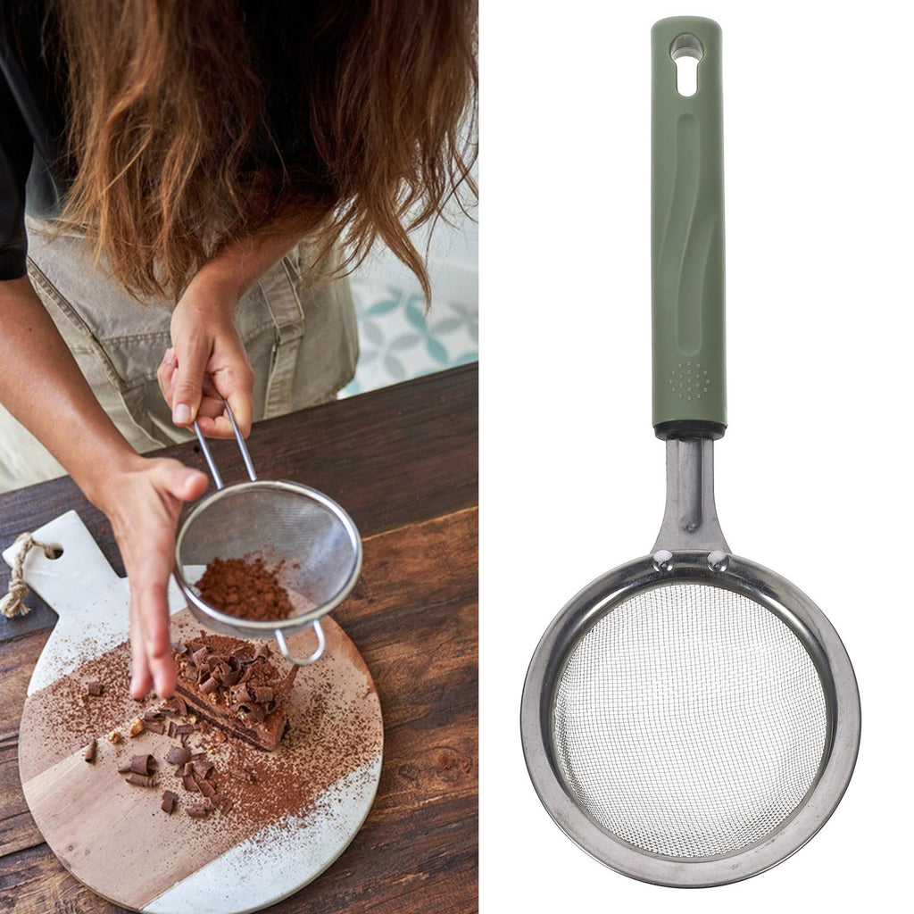 Stainless Steel Food Mesh Strainer with Handle D64088